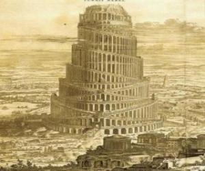 Puzzle Ο Πύργος της Βαβέλ με τον οποίο οι άνδρες προσπάθησε να φτάσει τον ουρανό